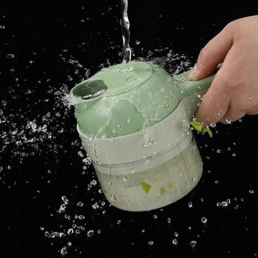 "Coupe légumes automatique ™ 4 en 1 – Gagné du temps en cuisine pendant le carême ! 🍽️✨"